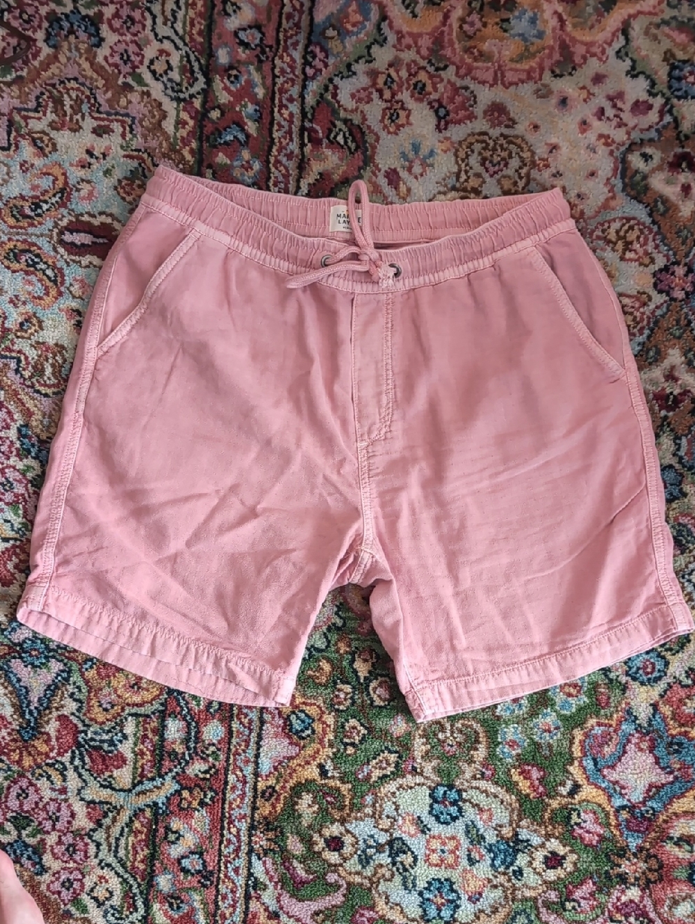 Marine Layer Men's Dusty Pink Saturday Beach Shorts